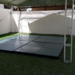 Tablado de vidro pra dan�a no ch�o 2 Linha econ�mico