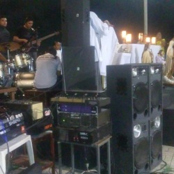 Palco 7x4 E sistema de Som: Missas celebra��es cultos casamentos e outros...