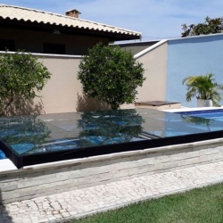 6x4 Tablado de Vidro