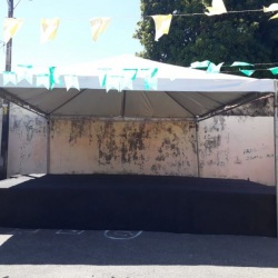 O Palco de respeito muito Plano