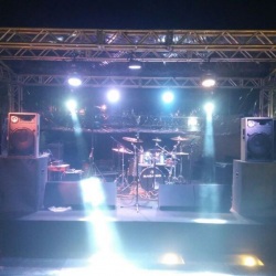 Palco e som Estrutura de Grids 7x3
