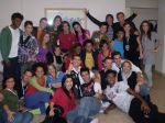 Foto nos bastidores do show Camp Rock