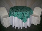 TOALHA LILÁS R$ 3,00 / COBRE MANCHA BROCADO VERDE R$ 3,00 CADA