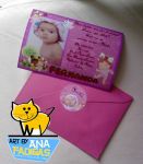 Convite moranguinho Baby Papel Fotografico Tam 10x15