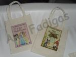 Lembrancinha Mini Eco Bag, Princesas e Principes, serve como saquinho surpresa.