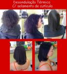 Desondulao trmica sendo que nesse cabelo o desejo da cliente era de ter o cabelo liso para facilitar o cuidado no dia-a-dia.O trabalho que foi feito deu um resultado que surpreendeu a cliente!