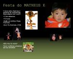 Convite festa infantil com personagens em movimento