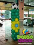 coluna Brasil com bola metalizada