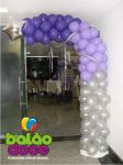 meio arco com estrela metalizada