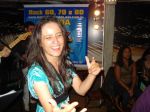 Cris, aniversáriante da noite.