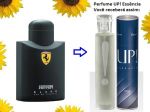 Perfume Masculino 50ml - UP!11 - Ferrari Black
Família Olfativa : Fougère / Ambarado
Para um homem sedutor e misterioso. Uma fragrância de personalidade que mistura vigor e sensualidade. Na saída, notas cítricas se harmonizam trazendo excitação e emoção. O corpo, se expressa pelo pronfundo mistério difundido através do calor da pimenta e do cardamomo. O fundo revela masculinidade e elegância pelas notas de madeiras nobres, cedro e baunilha.