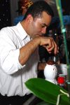 Bar Man Silvio em elaborao de margherita