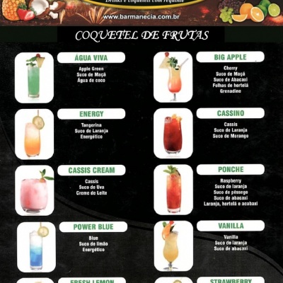 CARD�PIOS SEM �LCOOL