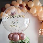 DECORACAO FESTA  MULHER 65 ANOS ROSE GOLD EM SO JOSE DOS CAMPOS