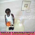 TOPO DE BOLO JOGADOR DE BASQUETE