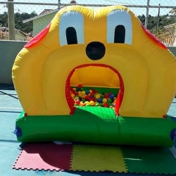 Piscina de Bolinha Inflavel Cachorrinho