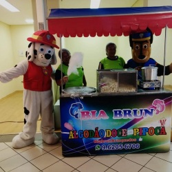 Barraca Dupla de Algod�o Doce e Pipoca