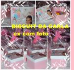 CIXA COM FOTO PRINCESAS