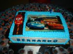 bolo carros (Torta decorada)