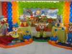 circo mesa de vidro