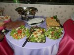 Festa jantar com fil ao molho madeira arroz,fricass,saladas