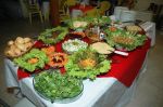 Mesa de saladas para jantar