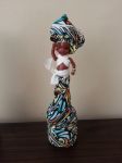 Boneca africana - elaborada com tecidos variados, conforme gosto do cliente (aceitamos encomenda da unidade)