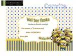Convite festa Meu Malvado Favorito
Tamanho - 10x15cm 
Material - papel fotogrfico