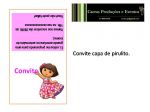 Convite capa para pirulito