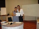 Adriana Gunther Assessorra e Cerimonialista e sua aluna Priscila Alvim Lopes Sodré Maciel Braga de Barra da Tijuca-RJ