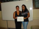 Curso em São Paulo Hotel Golden Tower 18.04.10 Palestrante Adriana Gunther e sua Aluna Anna Carolyna Wanderley Urcuyo- São José dos Campos -SP