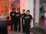 Equipe do Buffet Paladar com camisetas personalizadas