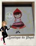 Quadros 3D da Chapeuzinho Vermelho com papel em alta gramatura e molduras em madeira. Solicite seu tema.