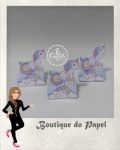 Caixa Bis Duplo- Tema Unic�rnio