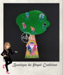 Caixa Pir�mide Arvore - Tema Trolls