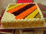 Torta salgada decorada