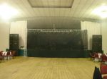 Palco em lugares fechados