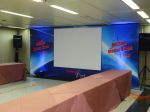 Banner c/ Projeo de 120 polegadas embutida!