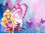 Barbie Butterfly painel festa infantil banner  (3)