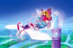 Barbie Butterfly E A Princesa Fada painel festa infantil banner (9)