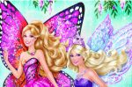 Barbie Butterfly E A Princesa Fada painel festa infantil banner (3)