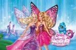 Barbie Butterfly E A Princesa Fada painel festa infantil banner (2)