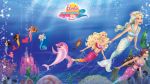 barbie vida de sereia painel festa infantil banner dkorinfest (1)