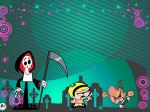 billy e mandy painel festa infantil banner dkorinfest (1)