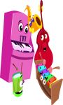 baby tv display cenario de chao totem mdf dkorinfest (5)