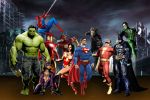 Marvel  e dc comics painel festa infantil dkorinfest (10)