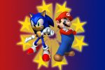 Mario E Sonic painel festa infantil banner dkorinfest (2)