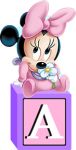 minie Mouse baby display cenario de chao totem mdf dkorinfes  (1)