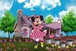 Minnie Mouse Vermelha painel festa infantil banner dkorinfest(9)