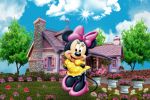 Minnie Mouse painel festa infantil banner dkorinfest (1)